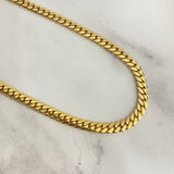 10K Yellow Gold Cuban Links / 92.7gr / 7.6mm / 25in