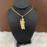 14K Yellow Gold San Lazaro Pendant / 9gr