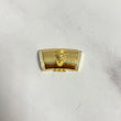 14K Yellow Gold Diamond On The Size Sleek Lock With Panther / 16.4gr / 15mm / 1.1in