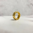 14K Yellow Gold Cuban Links Ring / 18.6gr / Size 8 / 10mm