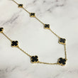 14K Yellow Gold Van Cleef Black Chain / 7.7gr / 1.4mm / 18in