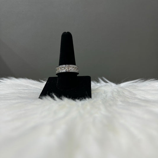 14K White Gold Diamond Fashion Engagement Ring 2Ct Dia / 11.8gr / Size 10