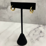 14K Yellow Gold Hoop Earrings / 2.5gr