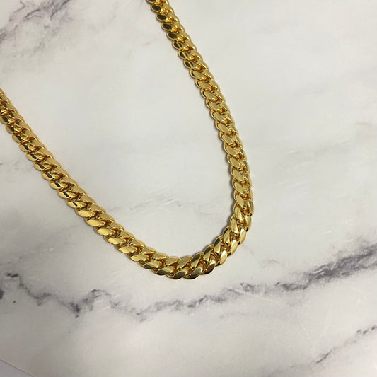 10K Yellow Gold Cuban Links / 119.7gr / 8mm / 26in