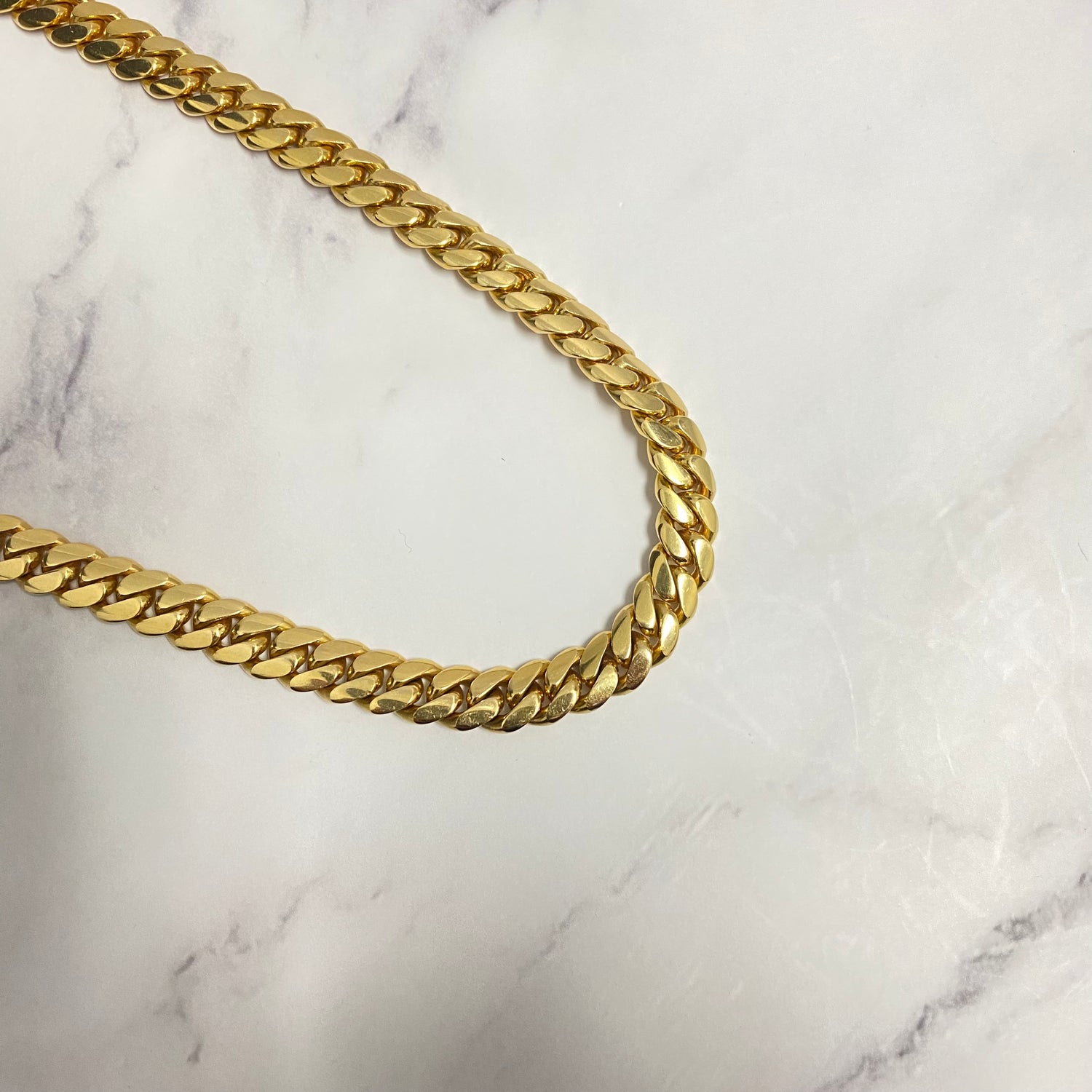 10K Yellow Gold Cuban Links / 198.1gr / 11mm / 24in