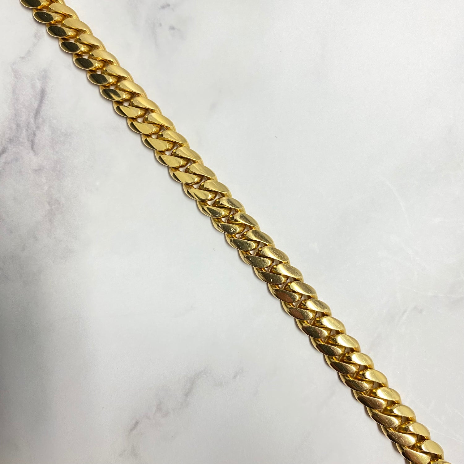 10K Yellow Gold Cuban Links / 198.1gr / 11mm / 24in