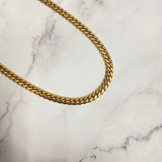 10K Yellow Gold Cuban Links / 84gr / 7mm / 24in
