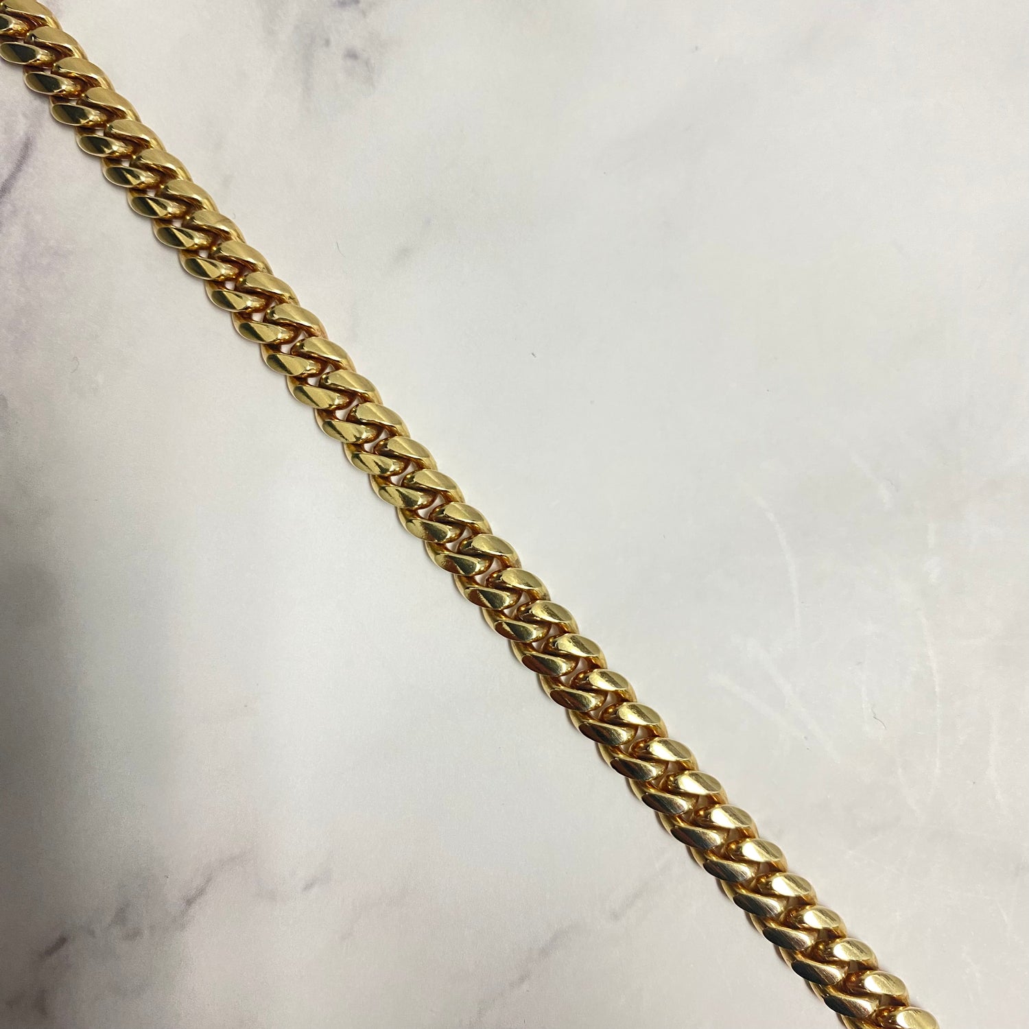 10K Yellow Gold Cuban Links / 84gr / 7mm / 24in