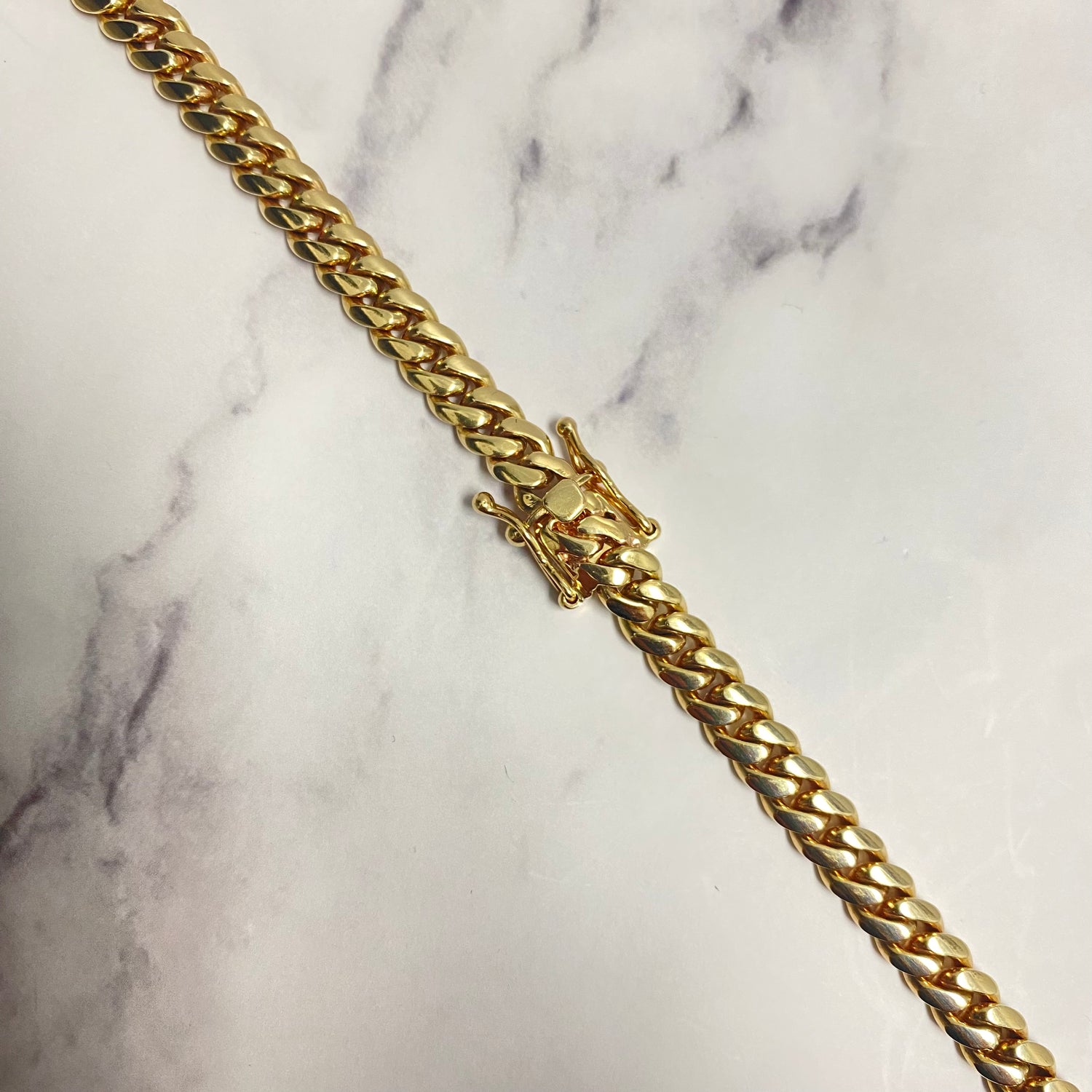 10K Yellow Gold Cuban Links / 84gr / 7mm / 24in