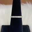 14k  Diamond Fashion Engagement Ring White Gold / 2gr / Size 6