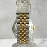 36Mm Bustdown Diamonds Rolex 2 Tone Yellow Arabic Numbers Quick-Set