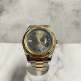 Rolex Datejust 41Mm 18K Yellow Gold And Stainless Steel 116333 Wimblendon Dial Oyster 2021