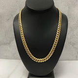 14K Yellow Gold Cuban Links / 95.5gr / 8mm / 18in