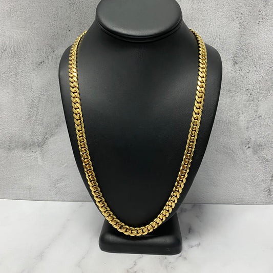 10K Yellow Gold Cuban Links / 112.5gr / 8.3mm / 24in