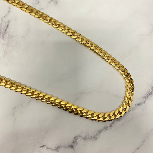 10K Yellow Gold Cuban Links / 112.5gr / 8.3mm / 24in