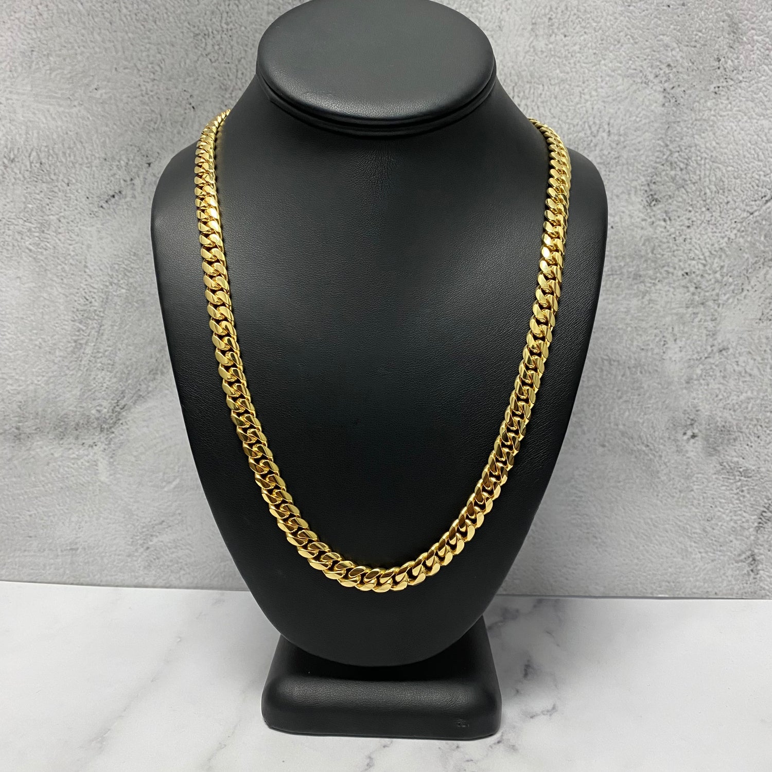 14K Yellow Gold Cuban Links / 106.5gr / 8.4mm / 22in