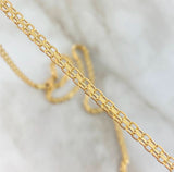 18K Yellow Gold Chino Link Chain / 5.4gr / 3.1mm / 23in