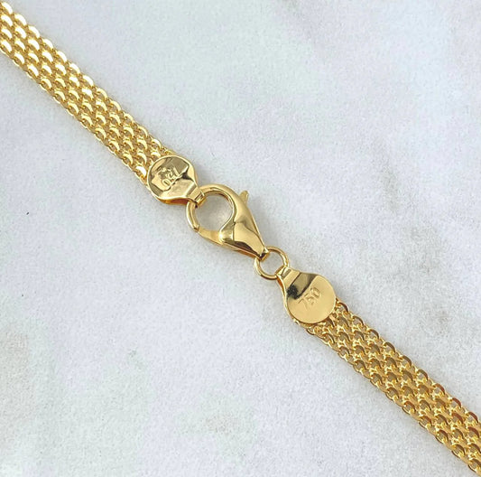 18K Yellow Gold Chino Link Chain / 15.4gr / 5mm / 23.5in