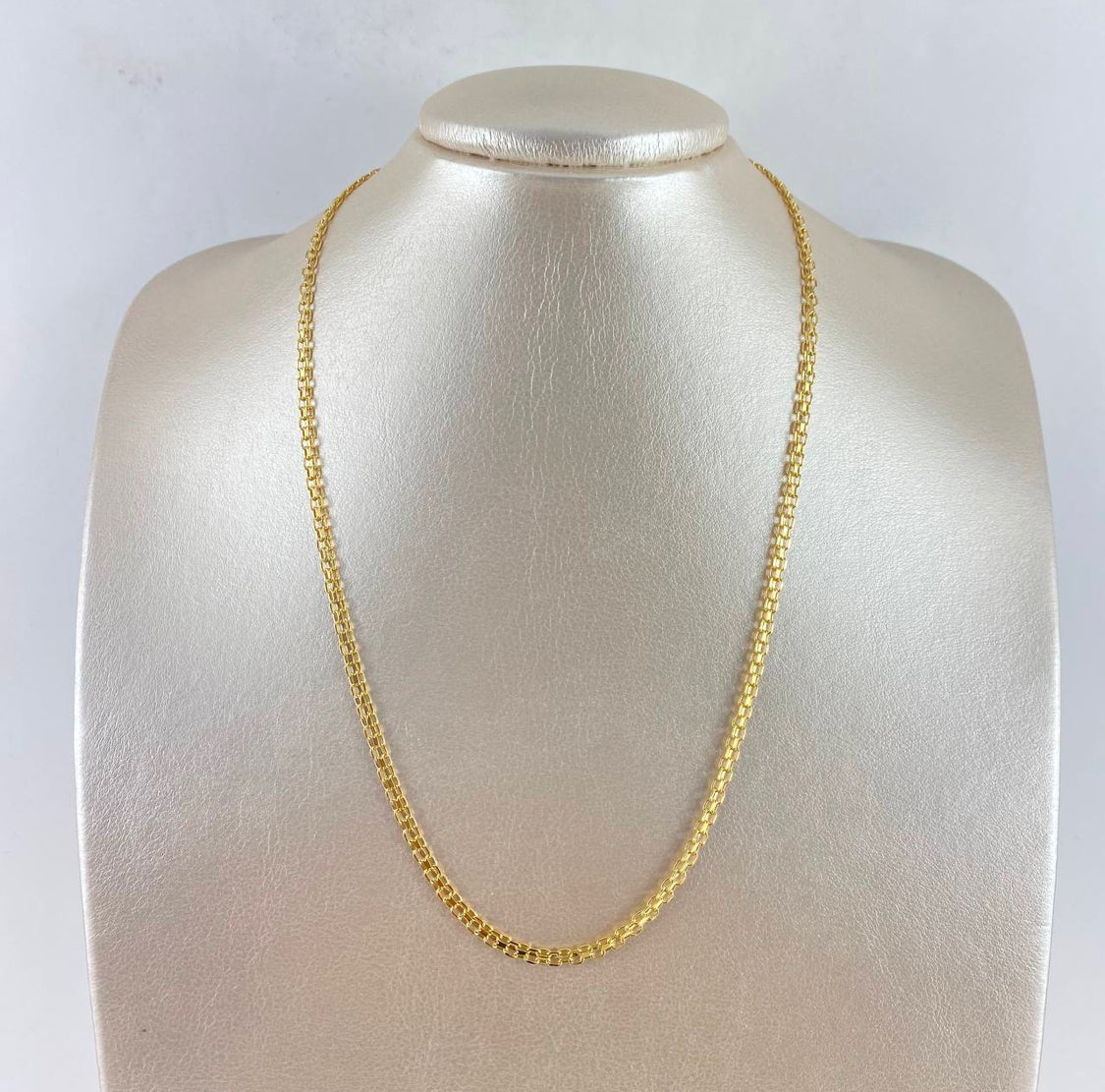 18K Yellow Gold Chino Link Chain / 4.4gr / 3.1mm / 17in