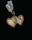 14K Yellow Gold Memorial Pendant 1.55Ct / 13gr