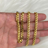 14K Yellow Gold Micro Cuban / 43.5gr / 5.6mm / 16in