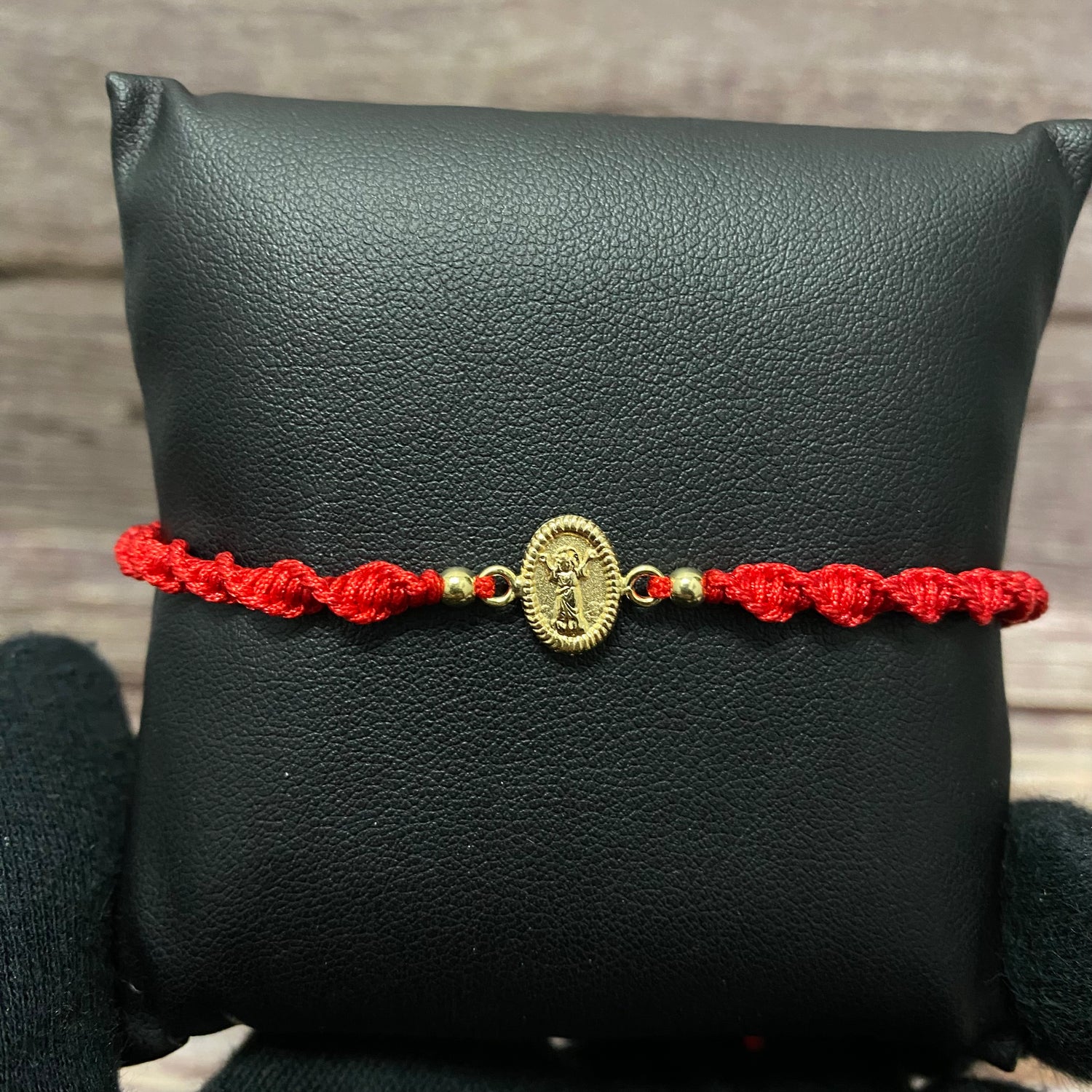 18K Yellow Gold Tejida Divine Child-Smooth Balls Bracelet Adjustable / 0.65gr
