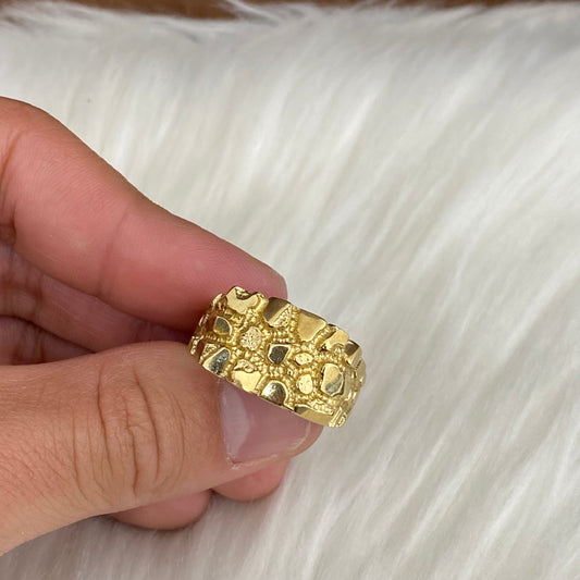 14K Yellow Gold Stones Ring / 5.5gr / Size 11