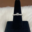 14K White Gold Diamond Luxury Wedding Engagement Ring Ct Dia / 4gr / Size 7