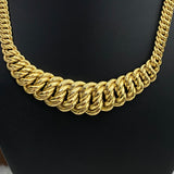 10K Yellow Gold Corte Princesa Chain / 29gr / 7.5mm / 17in