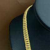 10K Yellow Gold Corte Princesa Chain / 29gr / 7.5mm / 17in