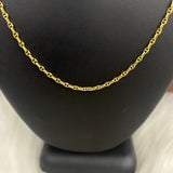 14K Yellow Gold Mariner Chain / 3.9gr / 2.7mm / 22in