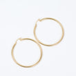 14K Yellow Gold Hoop Earrings / 4.2gr