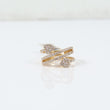 14K Yellow Gold Diamond Heart Ring 1.05Ct Dia / 5.8gr / Size 7.5