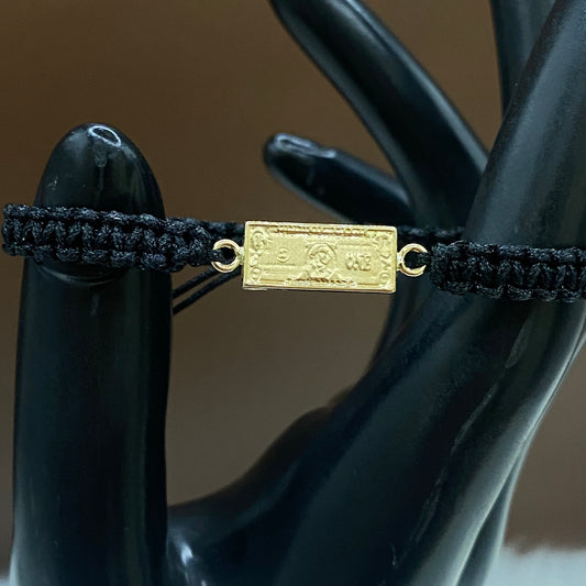 18K Yellow Gold Tejida Bill Bracelet Adjustable / 0.87gr