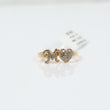 10K YG Diamond Heart - Letter M  Rings / 1.66gr / Sz 7 / Wt Dia