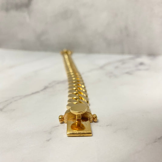 10K Yellow Gold Cuban Links Bracelet / 104.63gr / 13.2mm / 8.5in
