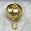 14K Yellow Gold Rope Bracelet / 5.4gr / 5.3mm / 8in