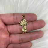 14K Yellow Gold Divino Niño Pendant / 1.8gr