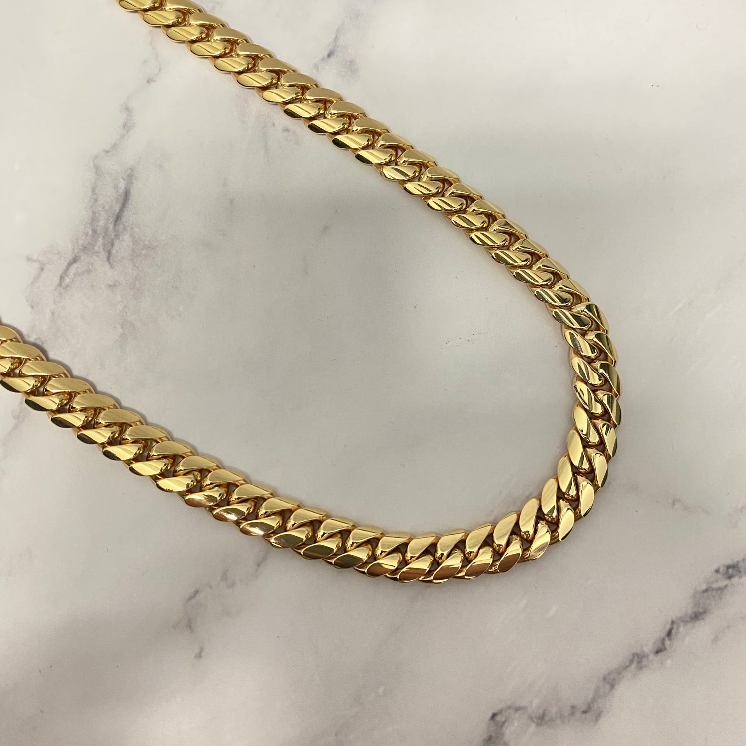 10K Yellow Gold Cuban Links / 149.8gr / 9.8mm / 24in