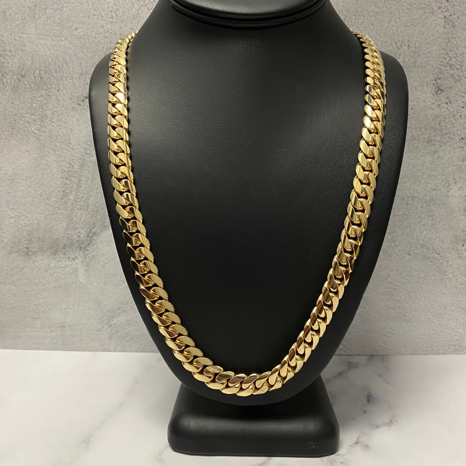 10K Yellow Gold Cuban Links / 163.5gr / 10.4mm / 24in