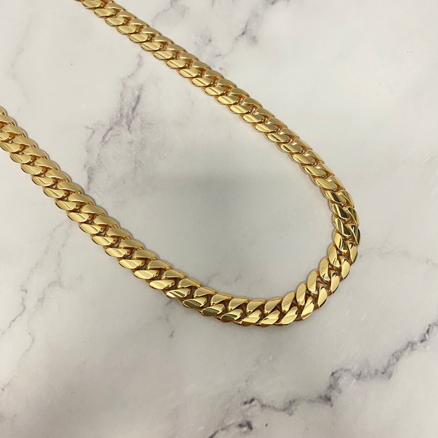 10K Yellow Gold Cuban Links / 187.7gr / 10.8mm / 24.5in