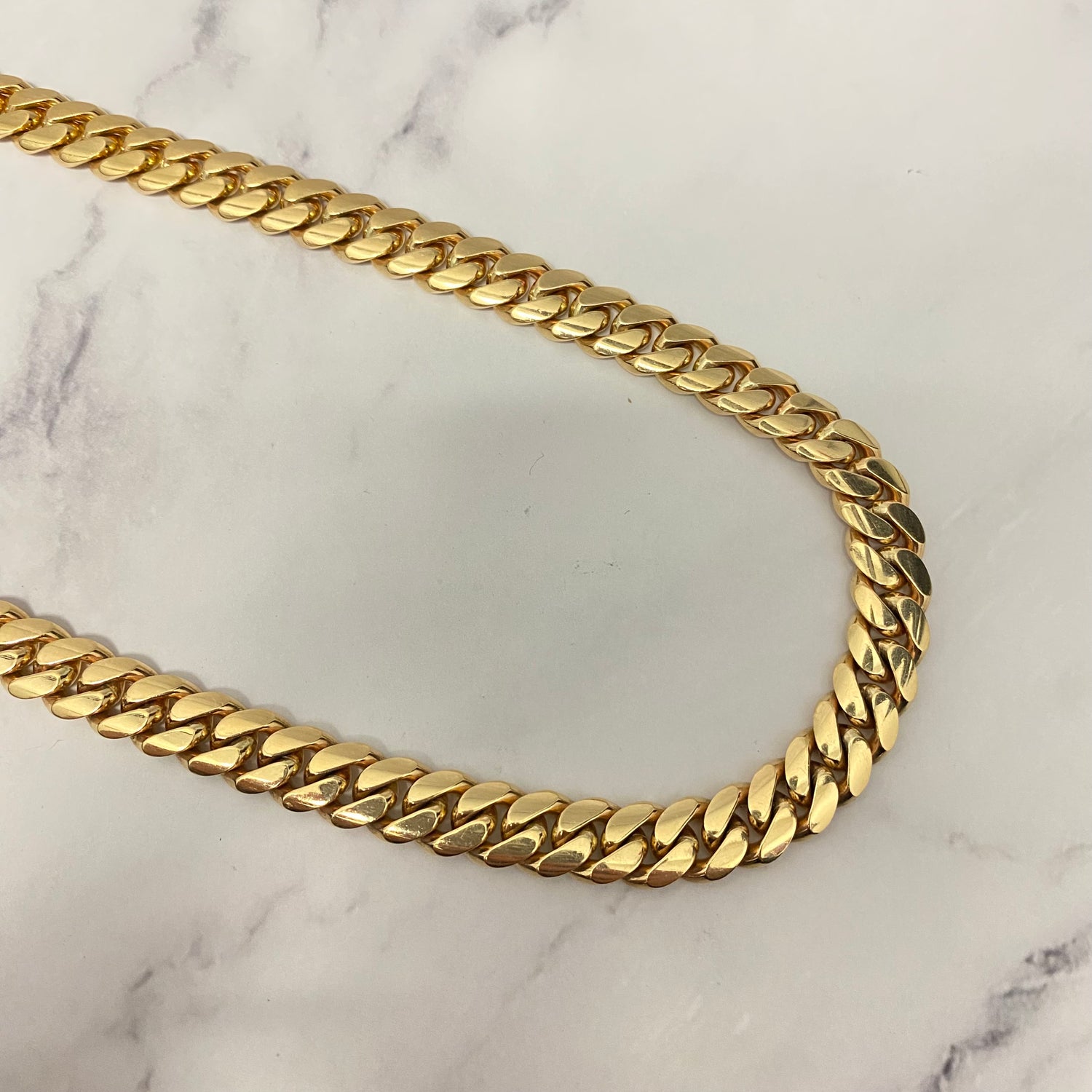 14K Yellow Gold Cuban Links / 169gr / 9.6mm / 24in