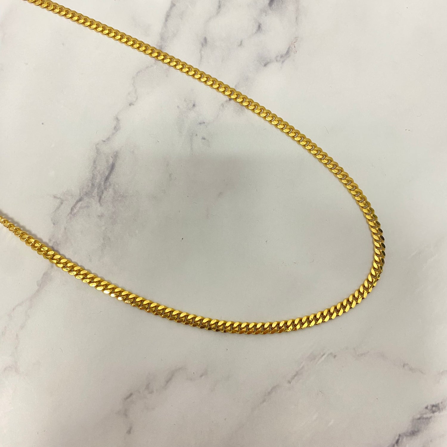 10K Yellow Gold Micro Cuban / 29.39gr / 4.1mm / 24in