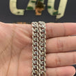 10K White Gold Cuban Links / 98.4gr / 8.7mm / 20in