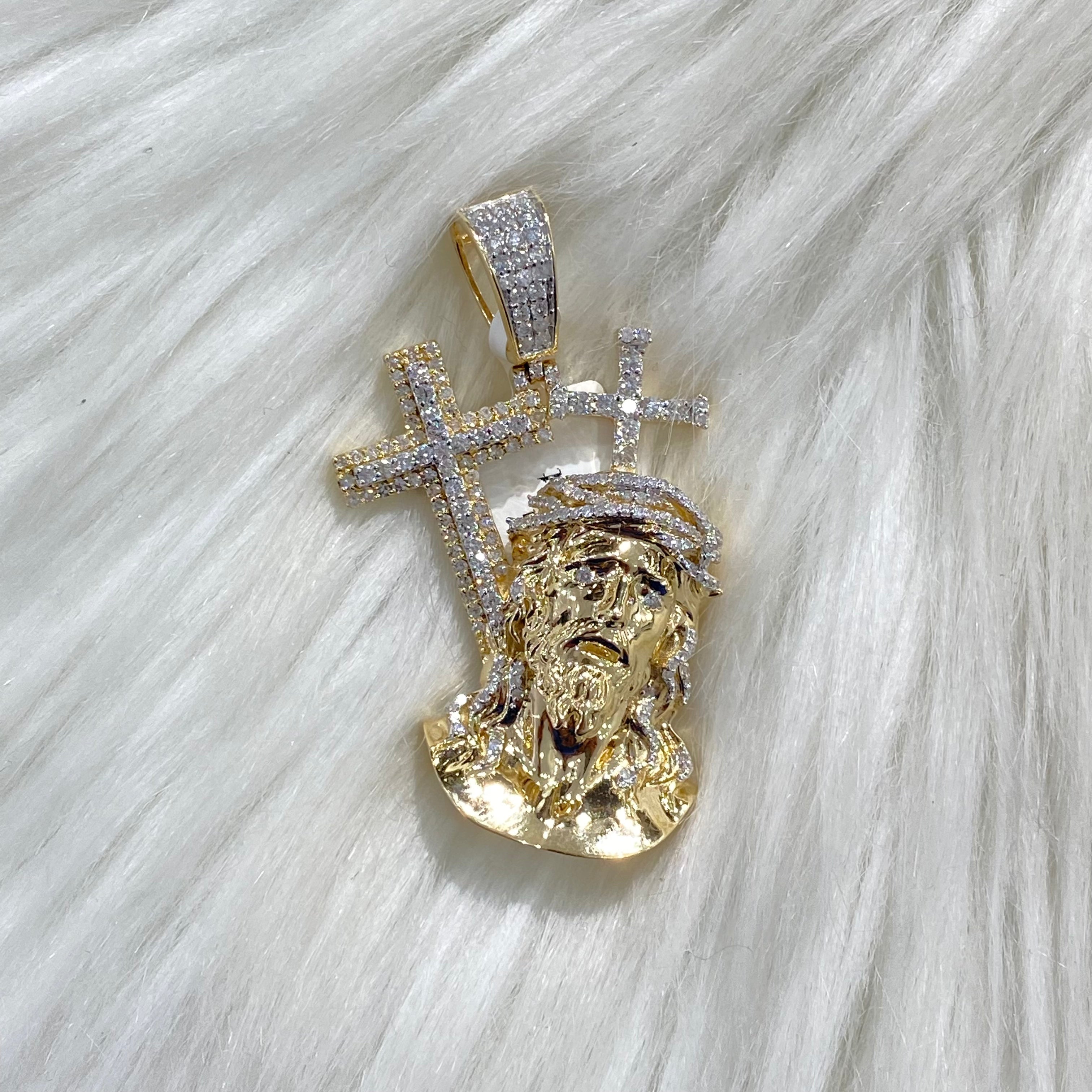 Solid 925 Sterling Silver Crucifix Pendant – Men's Cross – 16.7g – Nickel-Free