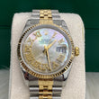 Rolex Date Just 36Mm Dia Dial Roman # Two Tone 18K