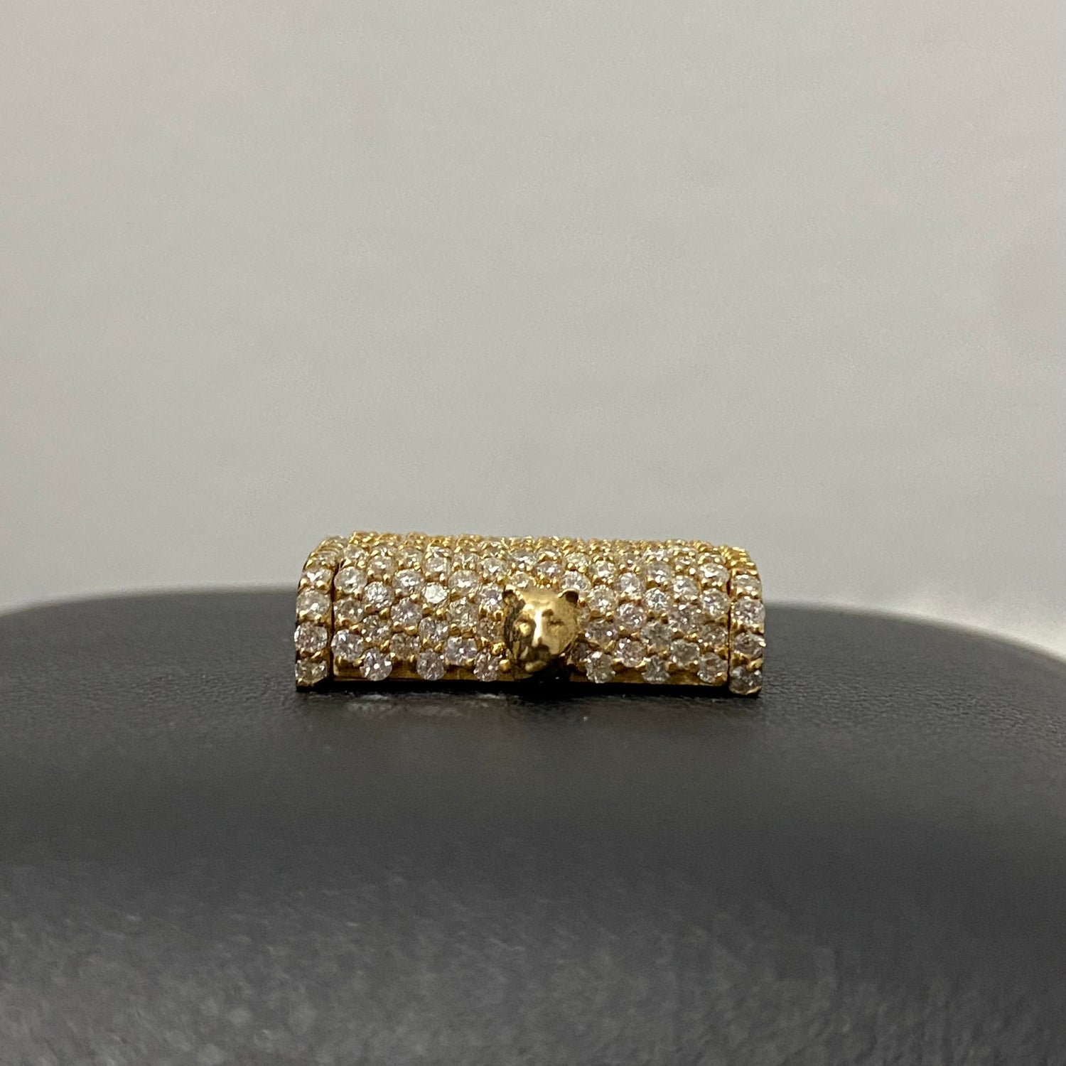 10K Yellow Gold Diamond Sleek Lock 1.20Ct Dia / 3.7gr / 9mm