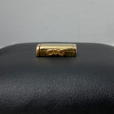 10K Yellow Gold Plain Sleek Lock / 2.8gr / 8mm