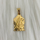 10K Yellow Gold Virgen Pendant / 0.5gr / 1in