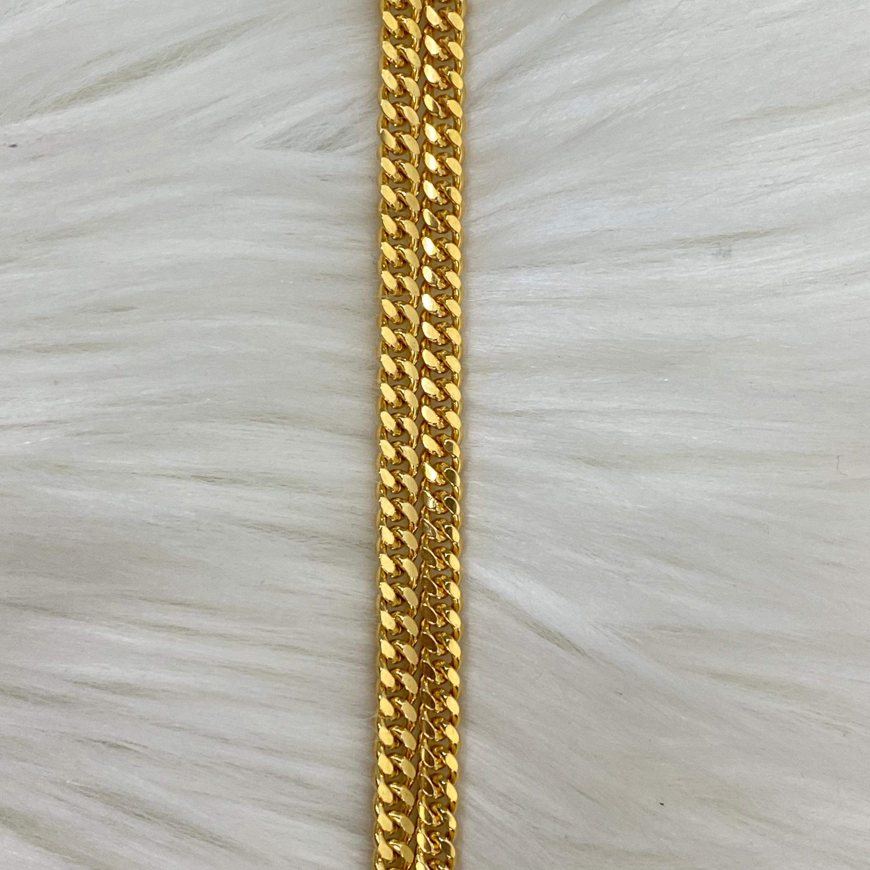 10K Yellow Gold Micro Cuban / 30.6gr / 4.2mm / 24in